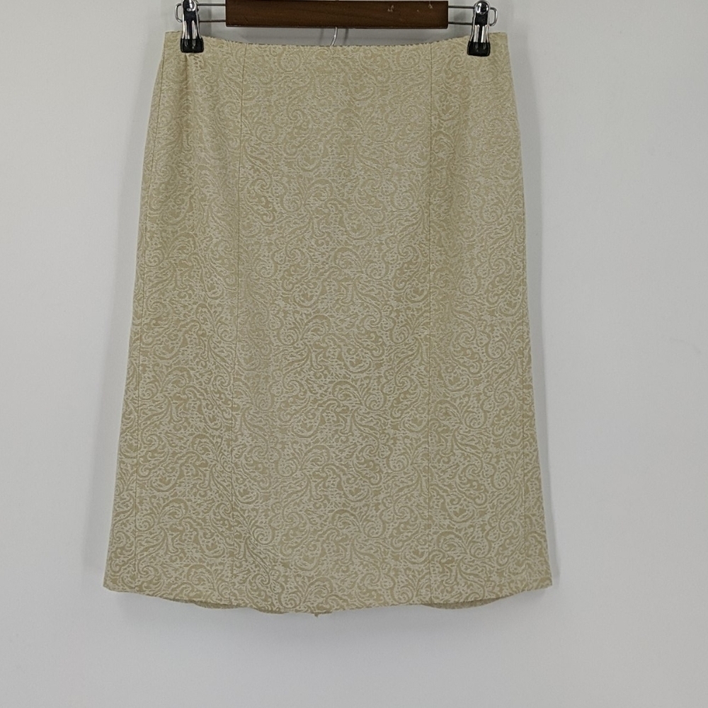 ANN TAYLOR Factory Jacquard Print Skirt